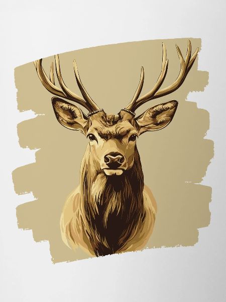 Deer with antlers
