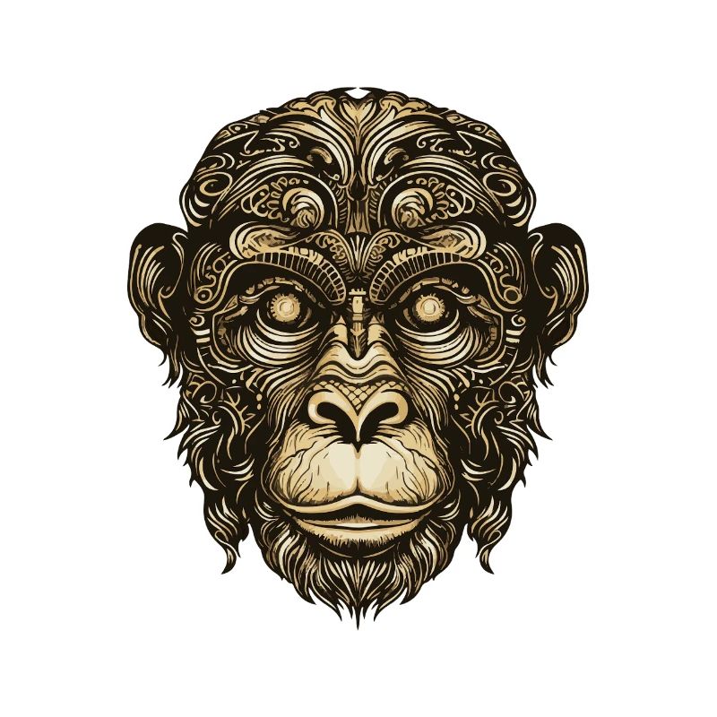 Monkey Portrait