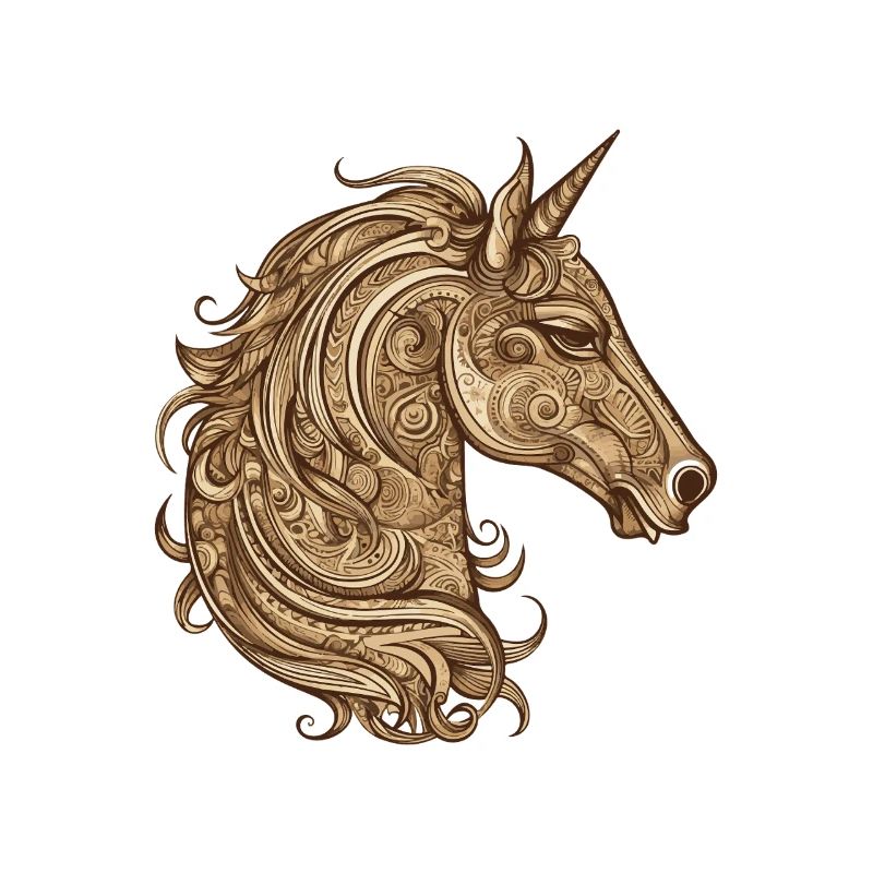 Portrait de licorne