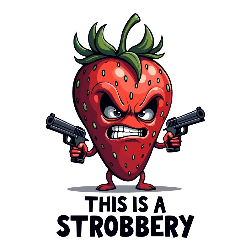 This Is A Strobbery – Lustige Erdbeer Gangster