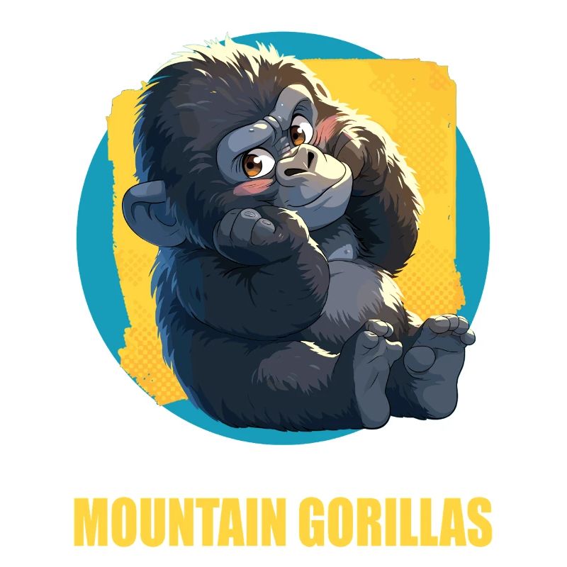 Mountain gorillas Mountain gorilla