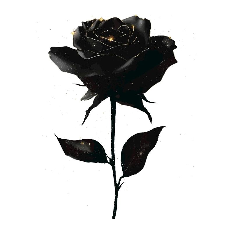 Schwarze Rose