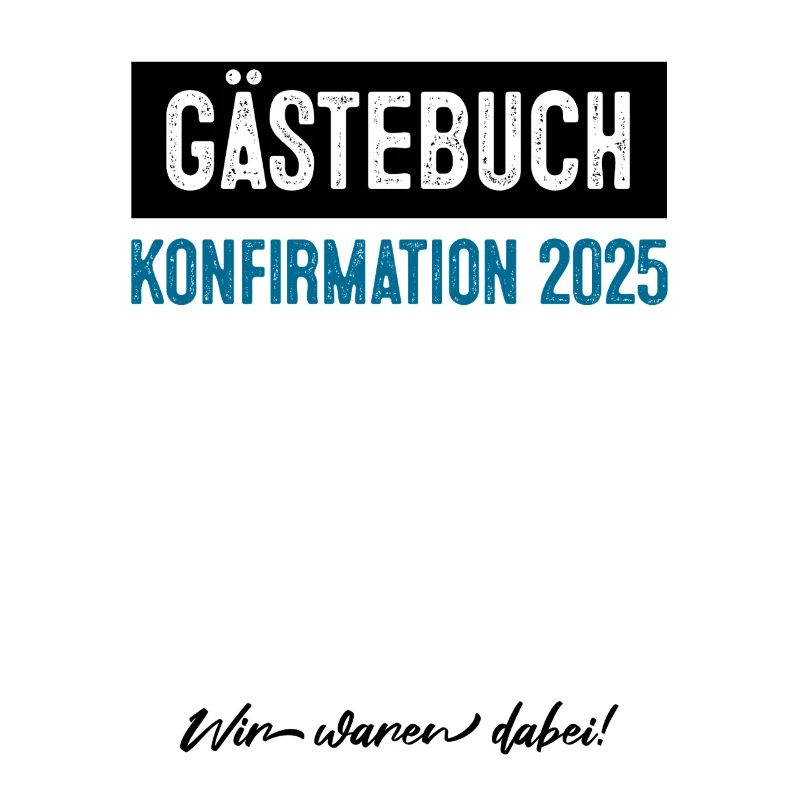 Gästebuch Konfirmation 2025