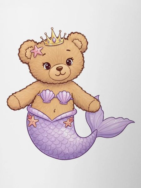 Ours en peluche Sirène