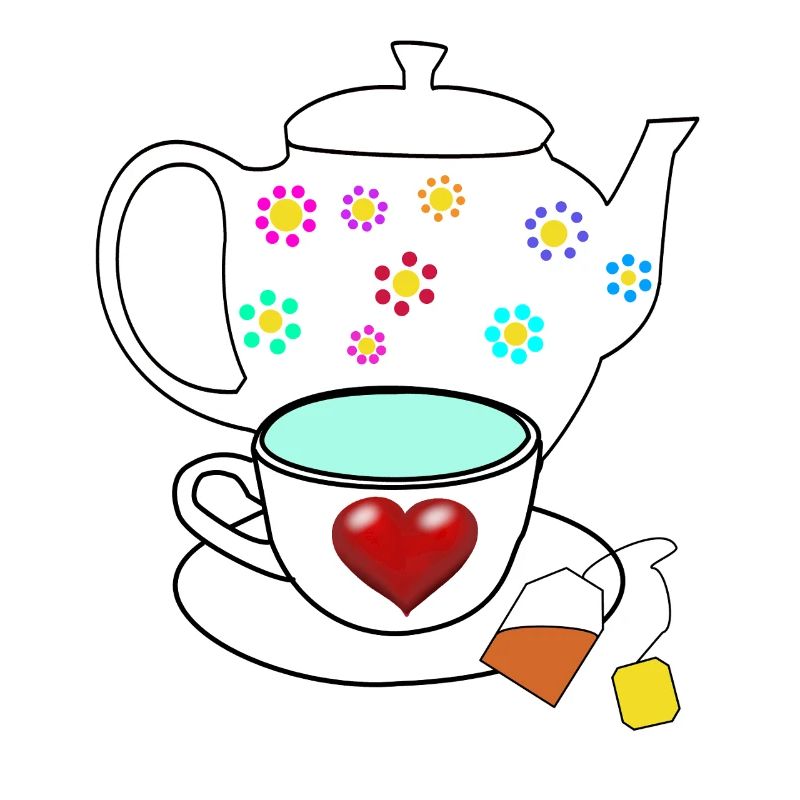 Tee Teekanne Teebeutel Tasse