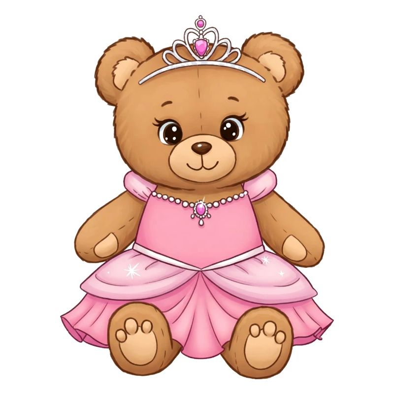 Teddybär Prinzessin