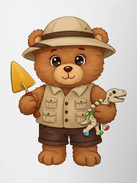 Teddy Bear Archaeologist