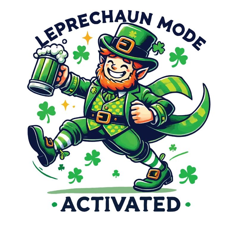 Leprechaun Modus Aktiviert St. Patricks Tag Feier