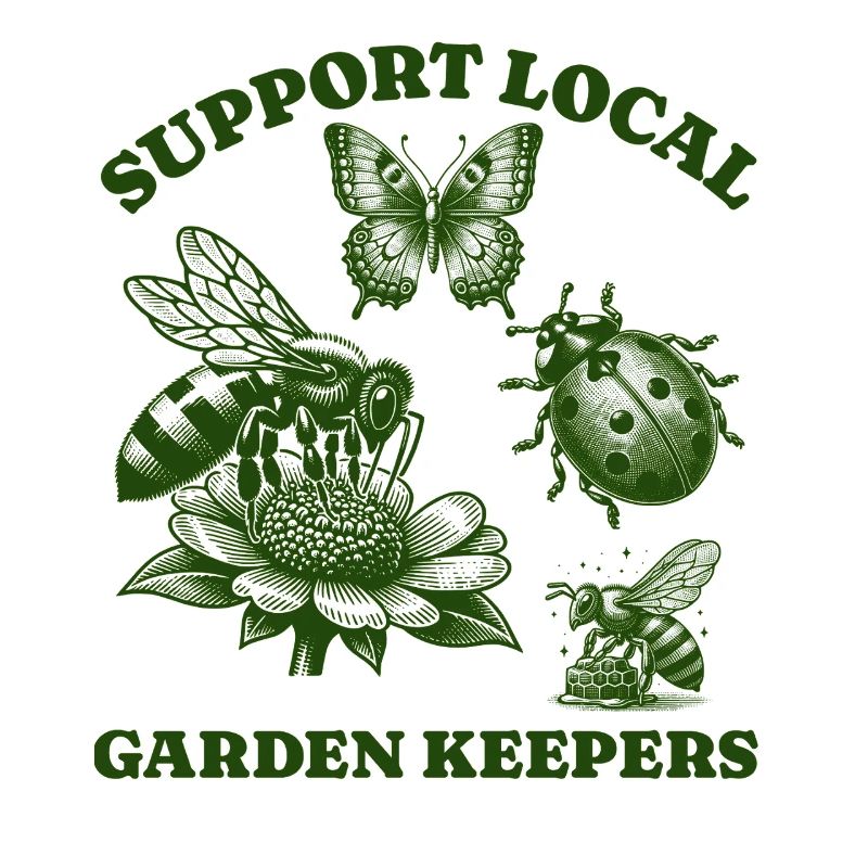bee butterfly Lovers - Support Local garden