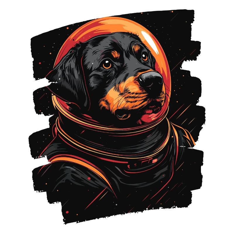 Rottweiler Astronaut