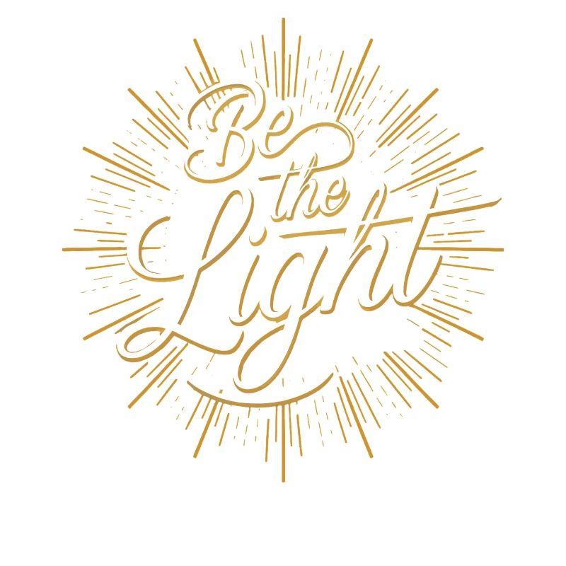 Sei das Licht | Matthäus Bibelvers Christliche Kunst