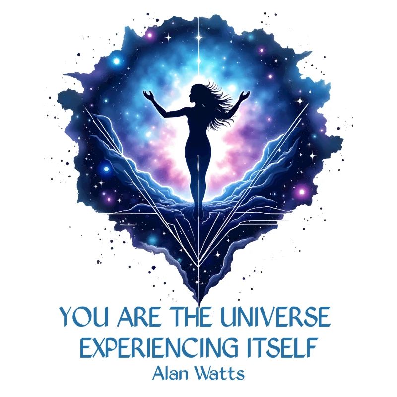 Femme Mystique | Alan Watts Citation Conception