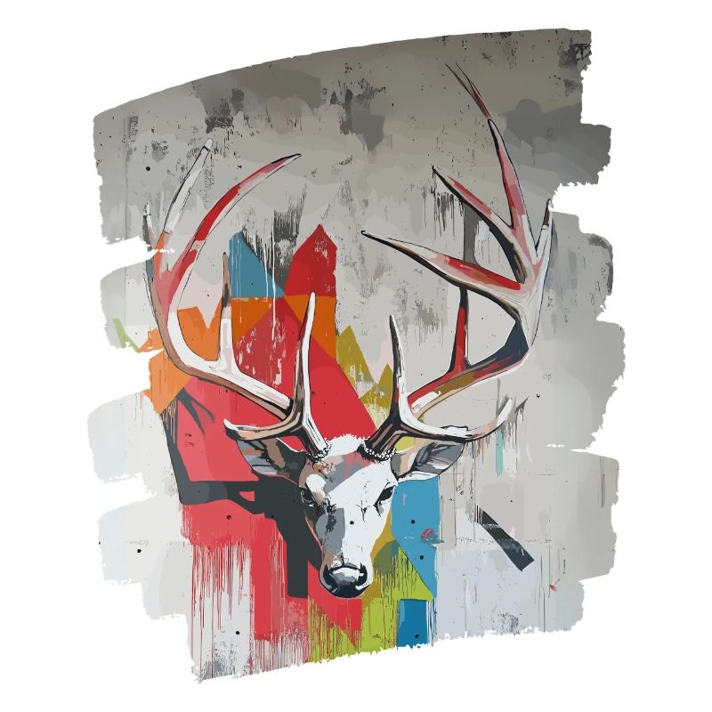 Deer with antlers