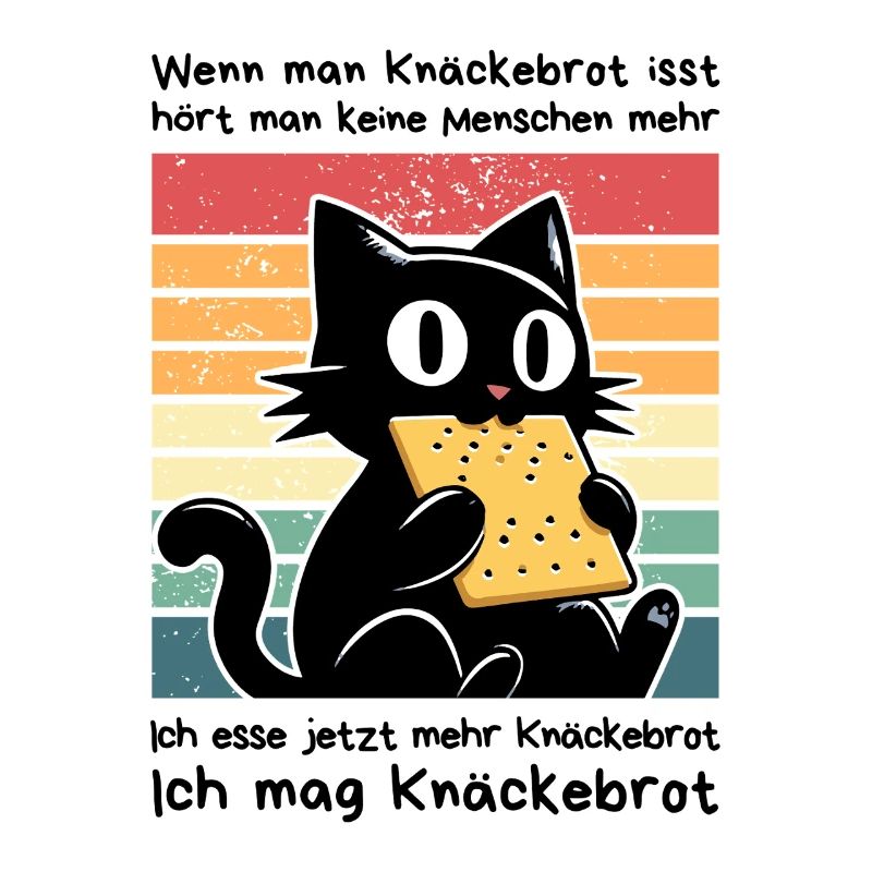 Menschen überhören - Schwarze Katze Sarkasmus