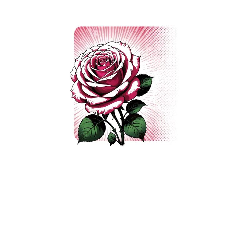 Radiating Rose Bloom