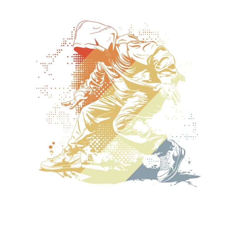 Breakdancer Vintage Look