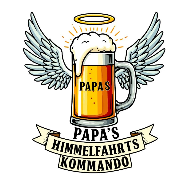 Dad's Ascension Command - Father's Day Beer Design
