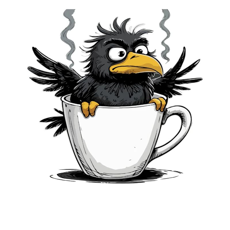 Bird don't want coffee before you ask no