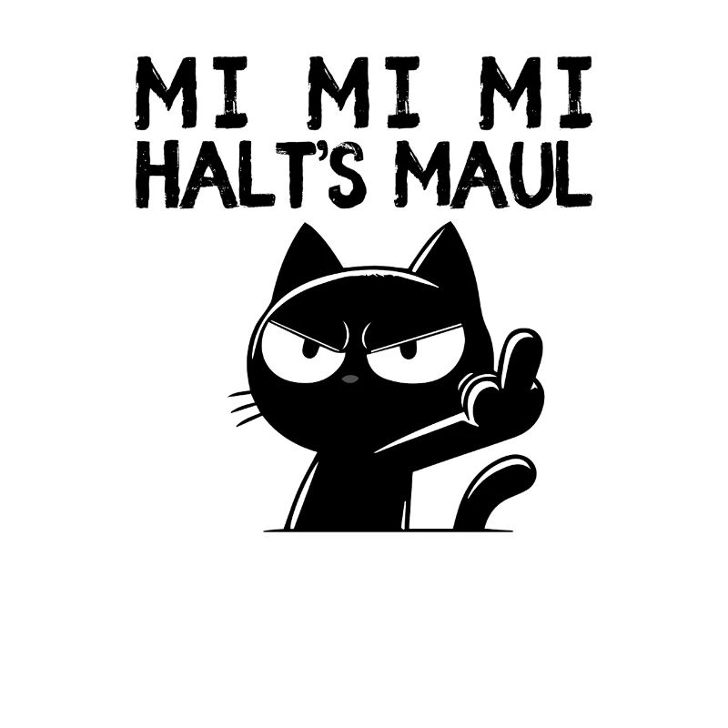 Mi Mi Mi – Katze sagt Halt's Maul Sarkasmus