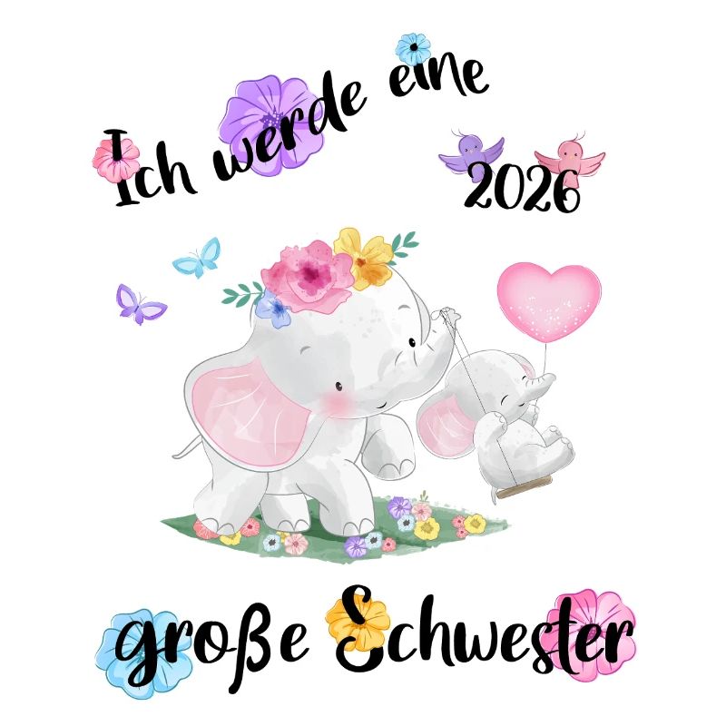 Nachwuchs Verkünden Ich Werde Große Schwester 2026
