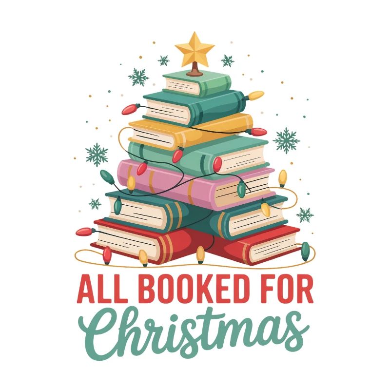 All Booked For Christmas Tree Bookworm Christmas