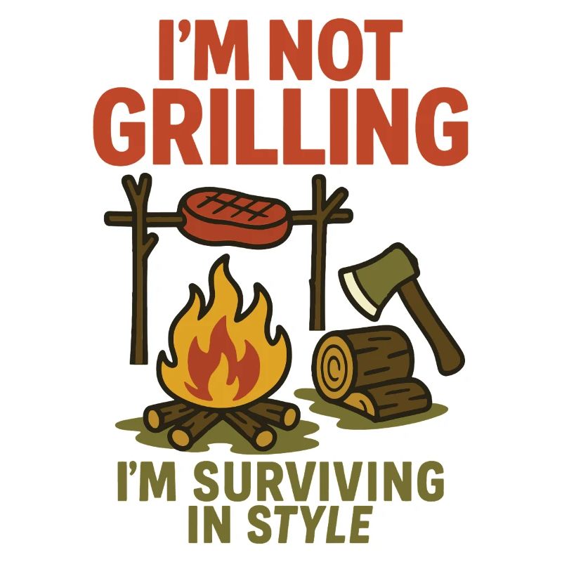 Prepper Survival Bushcrafting Je ne suis pas