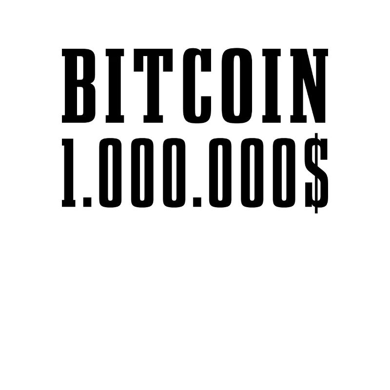 Bitcoin 1,000,000$ Bitcoin Crypto Investing