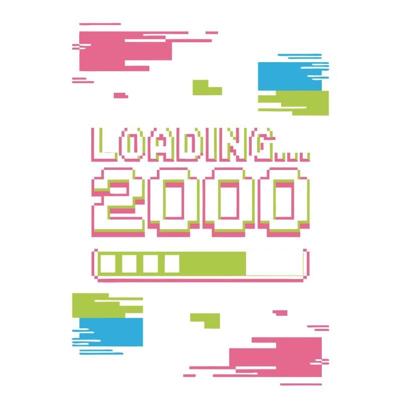 Retro Loading 2000 Pixel
