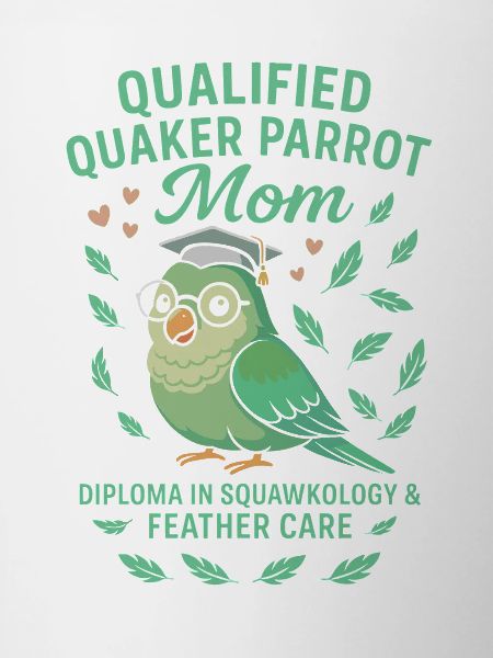 Qualifizierte Quaker Papageienmutter