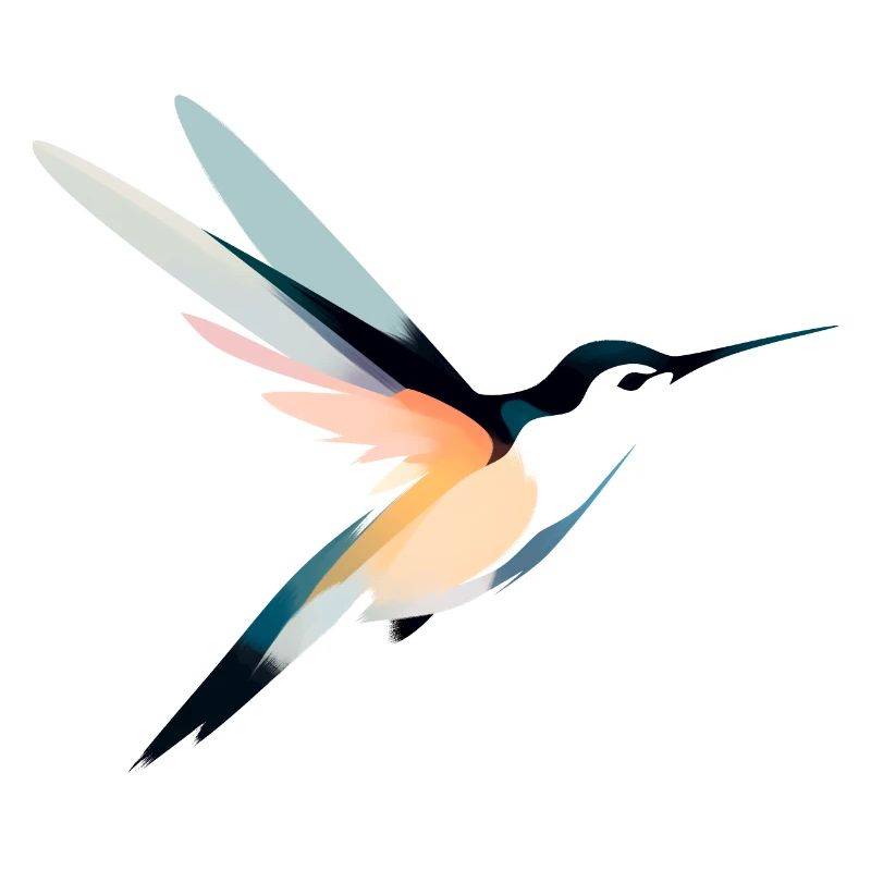 Farbenfroher Kolibri