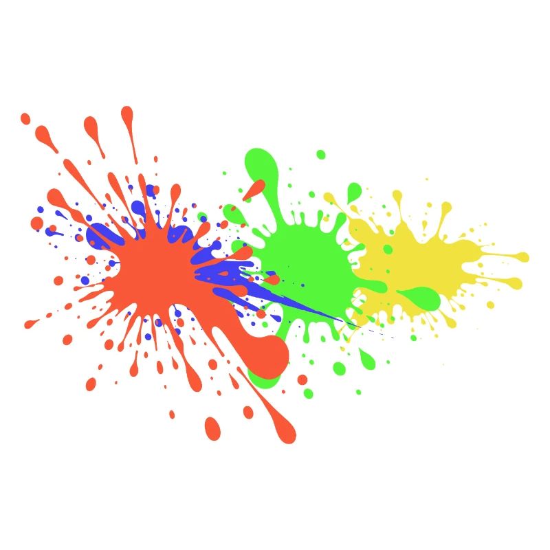 Éclaboussures d’artistes de la conception de couleurs