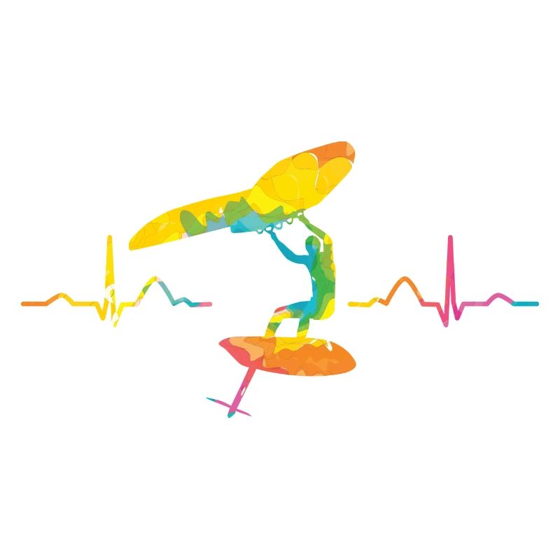 Aile Surfer Wingsurfing Aile Retro Slide