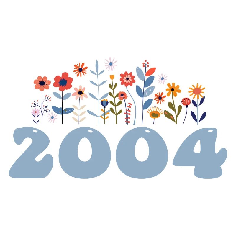 2004 Floral Pattern 2004 Floral Theme Flowers 2004