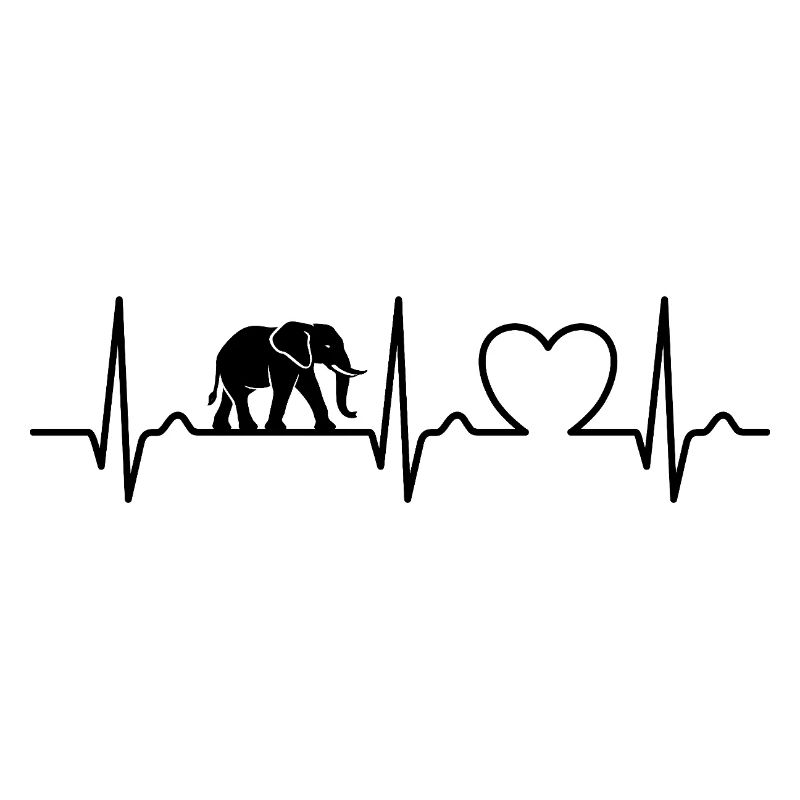 Elephant ECG Curve - Heart Curve - Pulse