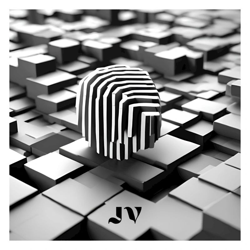 Abstrait d’empreintes digitales