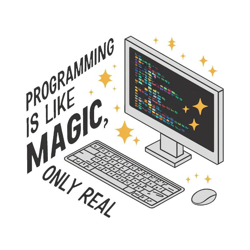 Programming is like magic, only real.