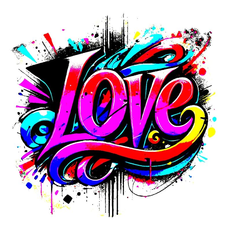 Lettrage Love Graffiti