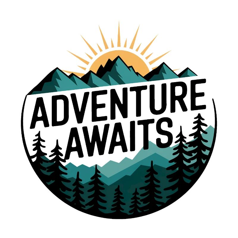 Adventure Awaits – Mountain Panorama