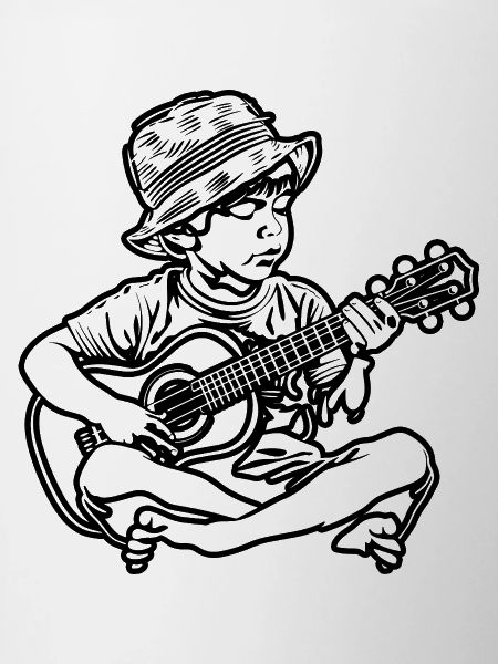 Ukulele Junge