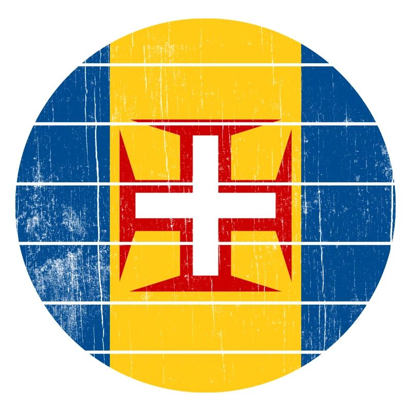 Drapeau rétro de Madère
