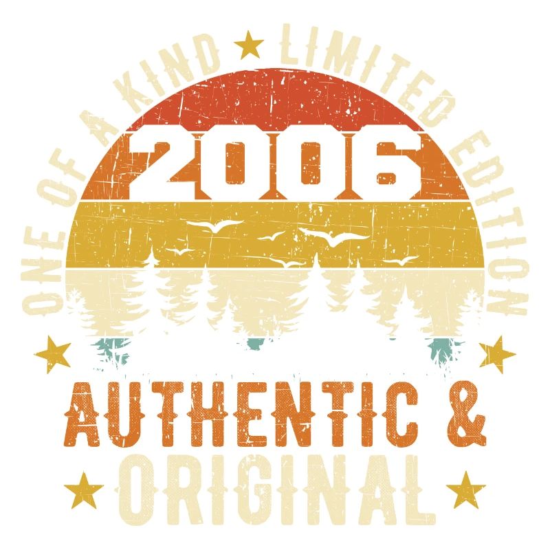 Original 2006 Cadeau D'anniversaire 2006 Authentic