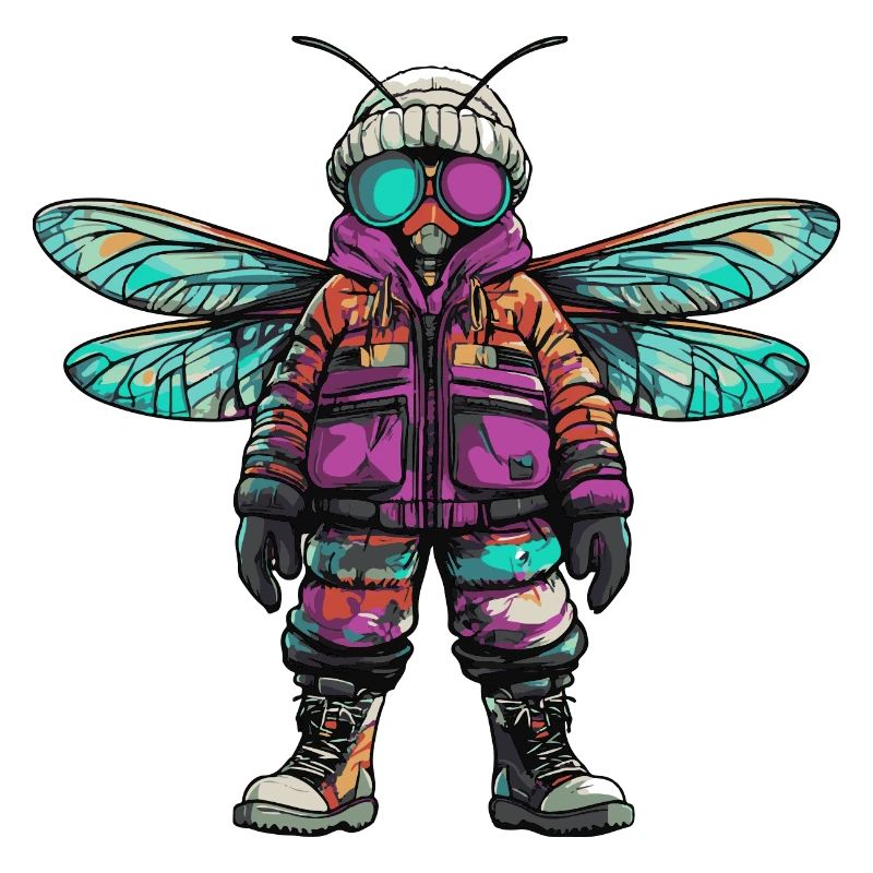 Libellule Mode Hiver