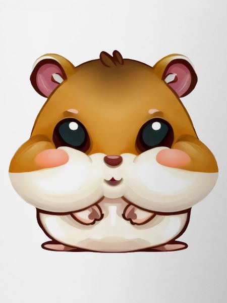 Cute hamster hamster cheeks