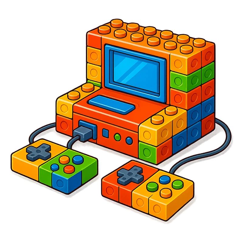 Master Builder Brick Building Block