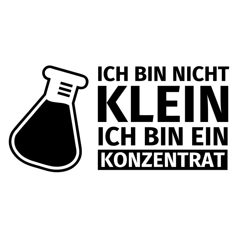 Ich bin nicht klein, ich bin ein Konzentrat