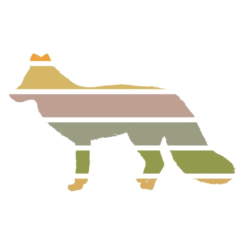 forest dwellers fox from the forest fox-sunset