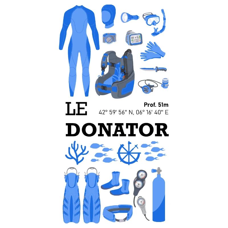 J'peux pas, j'ai plongée sur l'épave du Donator.