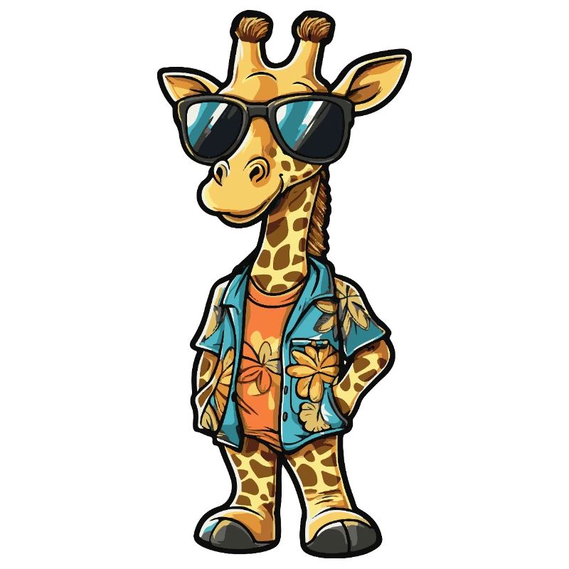 Giraffe Cool Summer