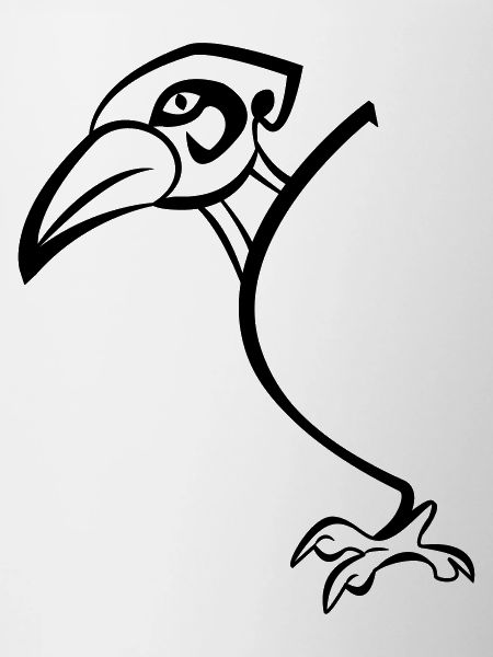 raven half