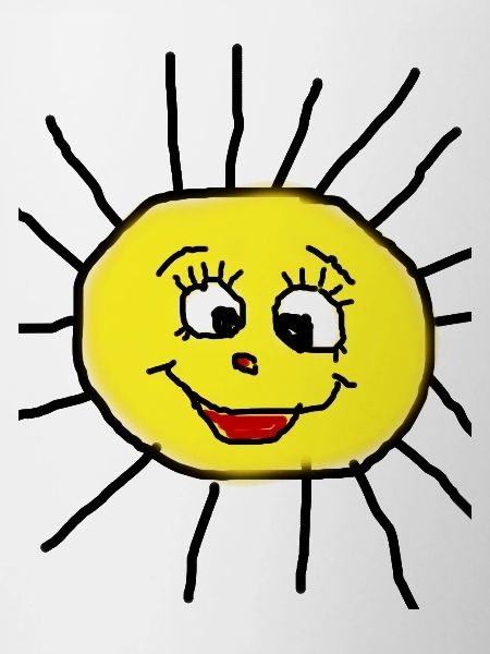 Funny sun